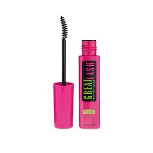 🆕 Maybelline New York great Lash  Curved Brush  Mascara Blackest Black 0.43oz
